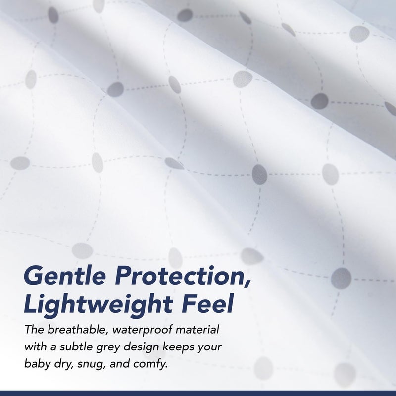TRENDHUB Mattress Cover for UPPAbaby Bassinet Remi playard Bassinet Mattress, Soft and Comfortable, Secure Attachment, Machine Washable, Waterproof/Washable Mattress Cover - Image 5